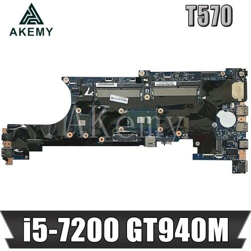 ForLenovo ThinkPad T570 i5-7200 N16 WIN Laptop Independent Graphics Card Motherboard FRU 02HL428 02HL429 01YR387 02HL433 01ER388