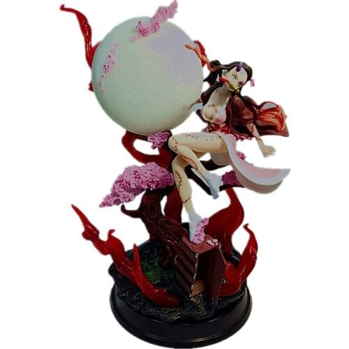 32cm Anime Demon Slayer Kimetsu No Yaiba Kamado Nezuko PVC Action Figure Toy GK My Girl Figura Statue Adult Collectible Model