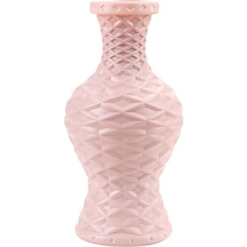 Individuality Vases Shatterproof Nordic Vase Imitation Ceramic Beautiful Flower Pot For Arrangement Home Balcony WC Office Decor