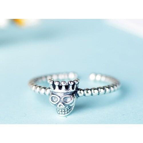 Charm Skull Finger Ring For Women Men Vintage Boho Knuckle Party Rings Punk Jewelry Girls Gift