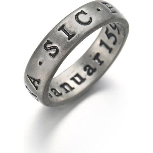 20 pcs The Last of Us 2 Part II Nathan Drakes Ring Uncharted 3 Easter Egg Engraved Ring Game Jewelry Cosplay Costume Wholesale