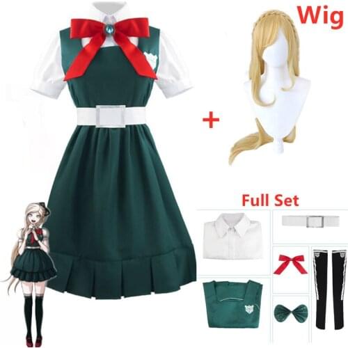 Anime Danganronpa 2 Sonia Nevermind Cosplay Costume Princess Dress Woman Halloween Clothing School Uniform