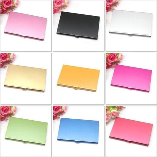 Color Aluminum Business Card Case Metal Business Card Case