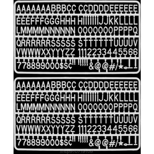 Letter Board Letters Set 300 Numbers Special Characters Words For Felt Changeable Message Signs & Letterboards N06 20