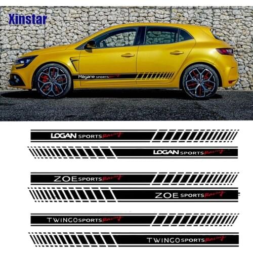 1lot Car sticker for Renault Dacia Clio ZOE duster Megane TWINGO Logan KADJAR Scenic Car styling