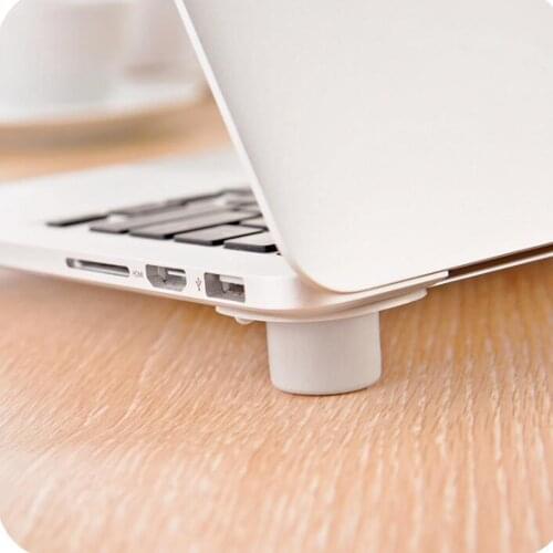 4Pc/Set Laptop Notebook Heat Reduction Pad Cooling Feet Cooler Non-slip Stand Holder Suction Leg Set Computer Accessories