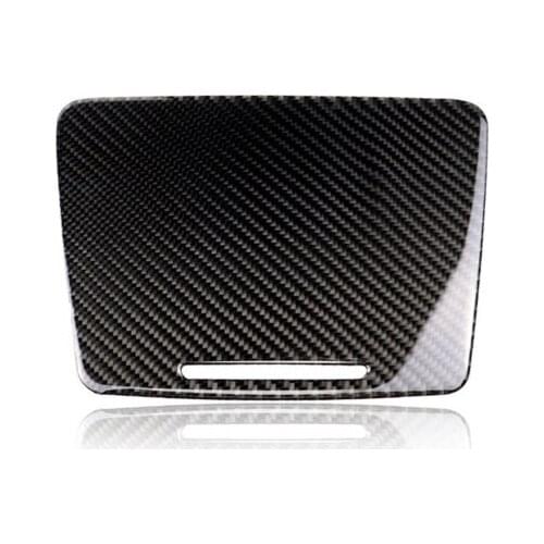 Fit For Mercedes-Benz new C-class new E-class GLCW205 carbon fiber interior water cup holder cover panel car interior stickers