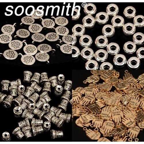 Variety Zinc Alloy Metal Beads For Jewelry Making Charms Bracelet Necklace Jewelry Findings Diy Accessorie Wholesale