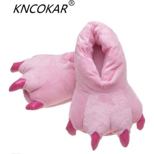 Authentic love apartment dinosaur stitch thickening more claws cotton mop super soft warm cartoon cotton slippers