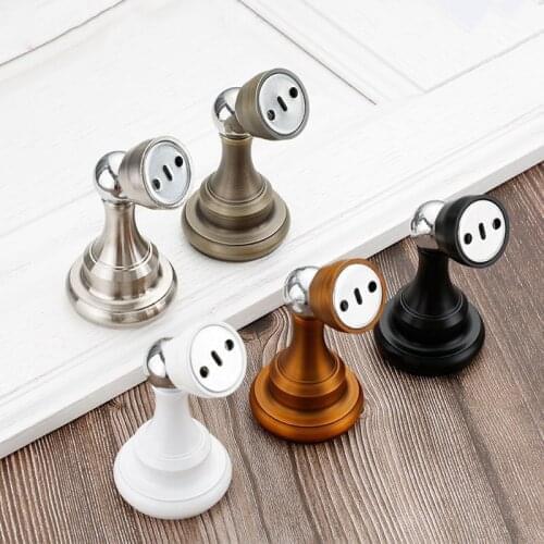 Zinc Alloy Strong Magnetic Door Sucker Bathroom Bedroom Collision Avoidance Ground Suction Silent Wall Suction Door Touch