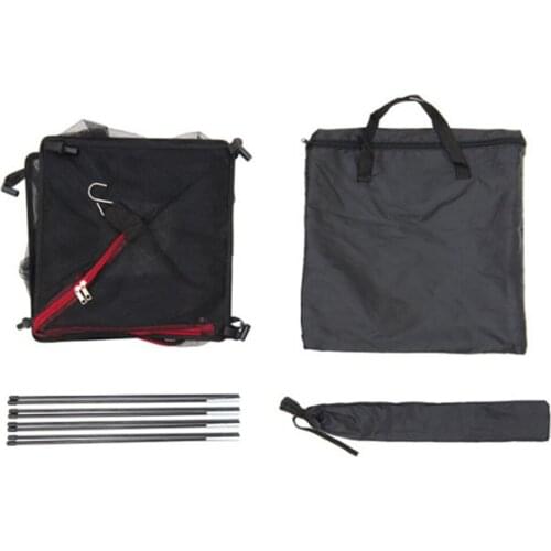 Foldable Camping Dry Net Storage Organizer Herb Food Fruit Dryer Netting Basket