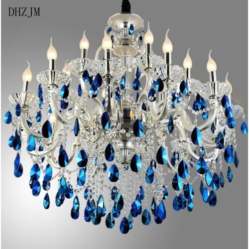 Modern candelabra chandelier Luxury crystal lights fixtares chandelier crystal de cristal moderne lustre for home lighting
