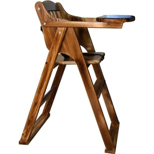 Childrens dining chair Learn to eat dining chair folding kids solid wood childrens dining chair adjustable dining chair