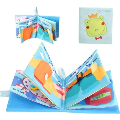 Baby educational toys 0 to 12 months Children Cloth Book 3D Books for Kids Learning Education quiet book Activity drawing