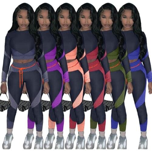 In Stock Women Joggers Yoga Sets 2 Piece Set Plus Size Clothing Women Coats Jackets Two Piece Set Clothing