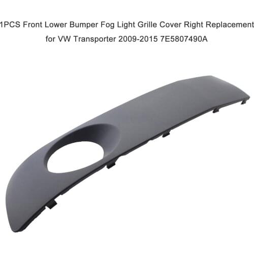 1PCS Front Lower Bumper Fog Light Grille Cover Left or Right Replacement for VW Transporter 2009-2015 7E5807489A
