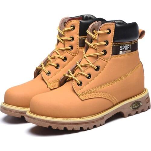 Work Boots safety shoes new Anti-smashing Anti-Piercing Safety Steel Toe Shoes Hiking Boots Protective Footwear Martin boots