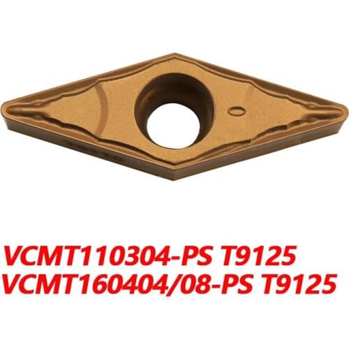100% Original VCMT VCMT110304-PS T9125 VCMT160404-PS VCMT160408-PS Carbide Insert CNC lathe Tool Quality Assurance Efficiency