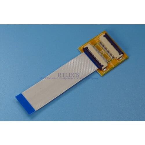 2 Sets 24 Pin to 24 Pin 0.5mm Pitch FPC Cable Extension Board adapter PCB FFC Cable 100 200 300 mm Same Sides