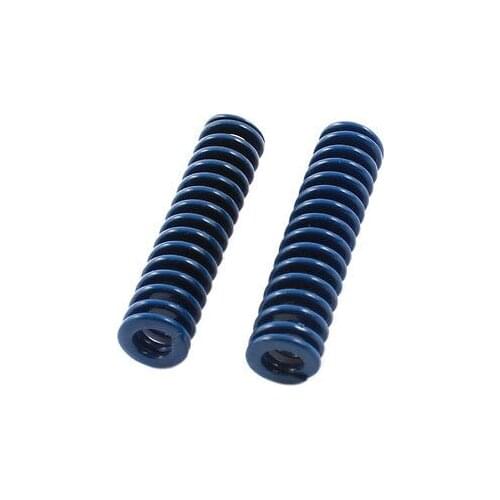 2pcs Plastic Injection Mold Die Light Load Blue Compression Spring 10mm x 40mm 5x10x40mm