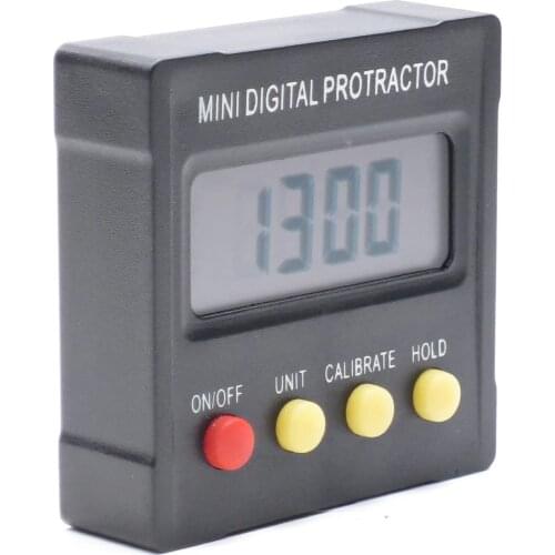 360 Degree Mini Digital Protractor Inclinometer Electronic Level Box Magnetic Base Measuring Tools
