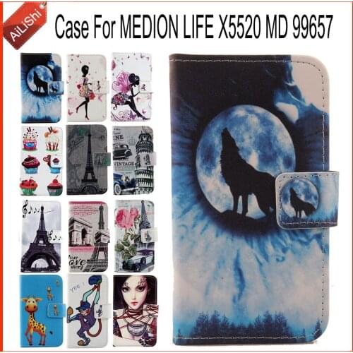 AiLiShi Factory Direct! For MEDION LIFE X5520 MD 99657 Case Flip Stand Wallet Leather Case Cover Bag 100% Special Accessories