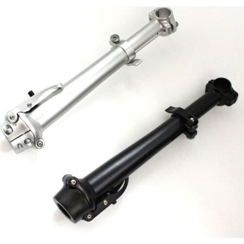 28.6mm Aluminum Folding Stem Threadless BMX Folding Bike Stand Tube Retractable Folding Faucet Handlebar 25.4mm