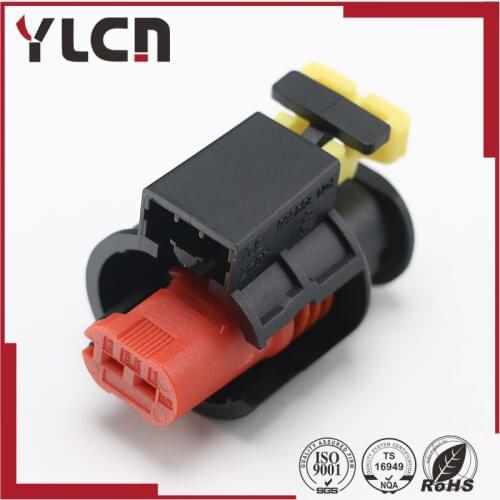 Free shipping Wiring Harness 2 pin 1.5mm Female Auto Plastic Connector fpr SPARK COIL Tyco 284556-1