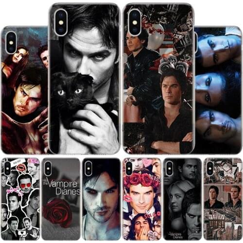 The Vampire Diaries Salvatore Cover Phone Case For Apple iphone 11 12 Pro XR X XS Max 7 8 6 6S Plus + 7G 6G 5 SE 2020 Coque Popu