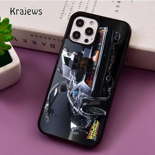 Time Circuits Back to the Future phone Case For iPhone 5 SE 2020 6S 7 8 Plus 12 mini 11 Pro X XR XS Max Samsung S8 S9 S10 Cover