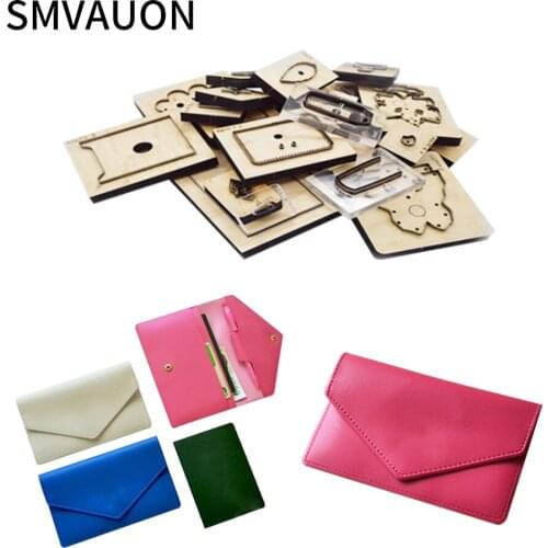 Wooden Die Cutting Diy 2020 Multi function snap type short Wallet Dies Fille Scrapbooking Suitable For Die-cutting Machines