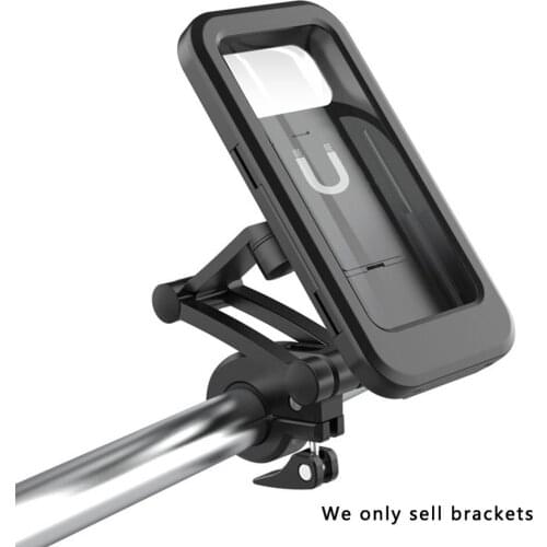 Mobile Phone Bracket Bicycle Handle Waterproof Support Motorcycle Rearview Mirror Navigation Stable Support