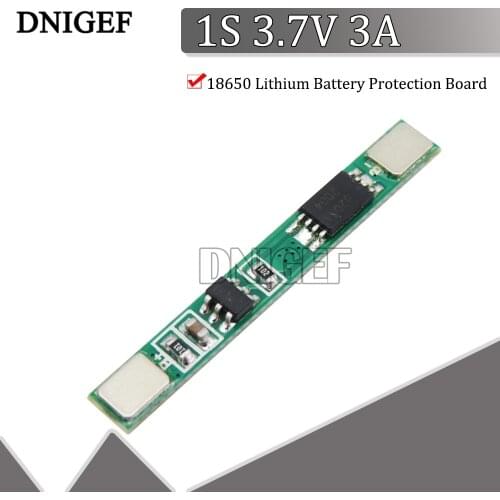 DNIGEF 1S 3A Motherboard Battery Protection BMS PCM for Li-ion For 18650 Lithium Ion li Battery 3.7V 3A li-ion