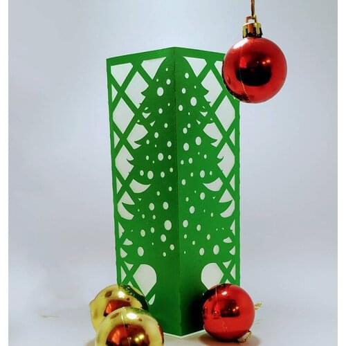 Christmas tree lantern New Metal Cutting Dies New Stencils for DIY Scrapbooking Paper Cards Craft Making Craft