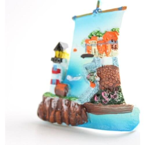 Fridge magnet souvenir sailing boat design