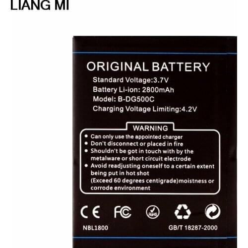 New Original Battery B-DG500C For Doogee DG500C BDG500C 2800mAh Mobile Phone Rechargeable Batteries with phone stander