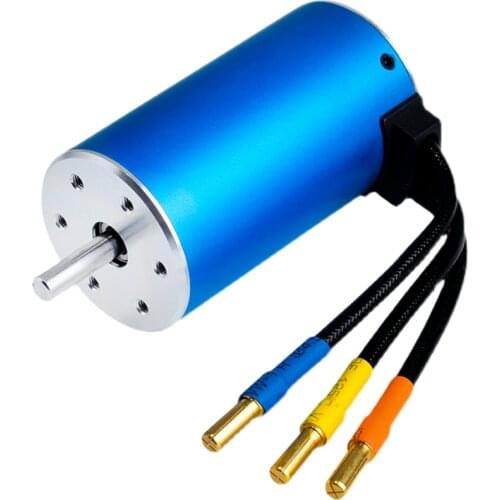 RC 3670 1150kv 2150KV 4 Poles Sensorless Brushless Motor For 1/8 RC Car Truck Models RC Boat Accessories