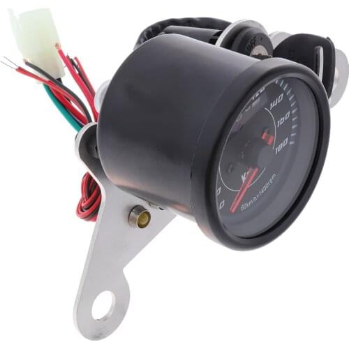 Motorcycle LED Digital Odometer Speedometer Tachometer Gauge Turn