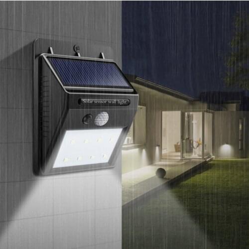 100/144 LED Outdoor Solar LED Light Motion Sensor PIR Wall Light Waterproof Solar Light Daylight Garden Decoration
