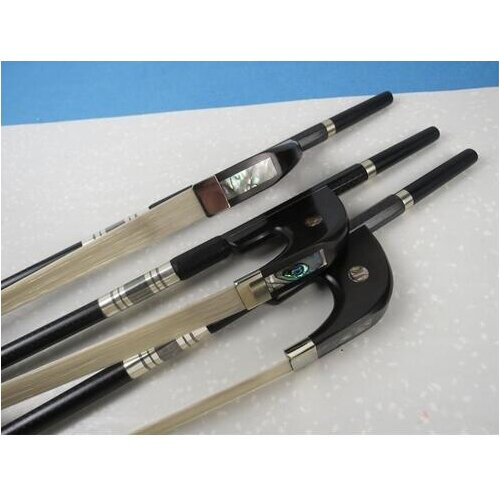 1pcs best plaid Carbon Fiber Germany style double bass bow 3/4