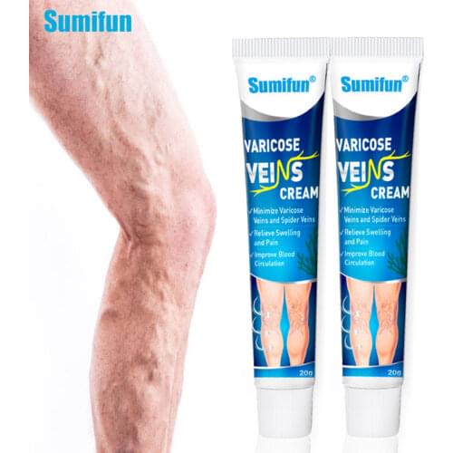 1Pcs 20g Sumifun Varicose Veins Ointment Vasculitis Phlebitis Leg Spider Treatment Cream Herbal Medical Plaster Health Care