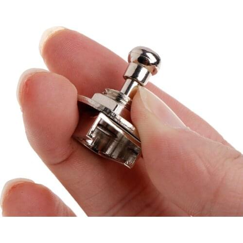 2021 Top 1Pc High Quality Guitar Chrome Bass Round Head Strap Locks for Gibson