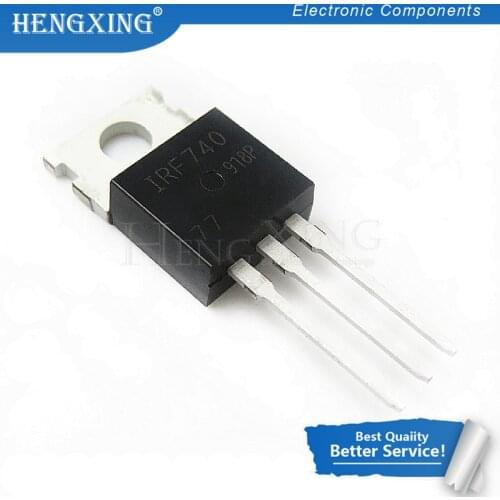 10pcs/lot IRF740PBF IRF740 TO-220 400V 10A new original In Stock