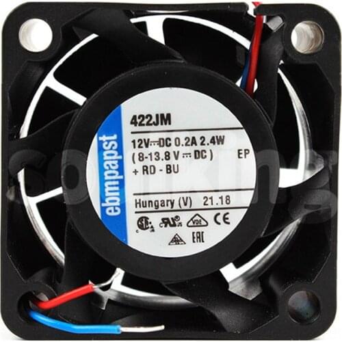 422JM 4028 12V 2.4W high speed and high air volume chassis fan 6months Warranty