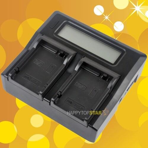 Dual Double Digital LCD Quick Charger for Canon LP-E8 LPE8 Battery LC-E8C LCE8C EOS 550D 600D 650D 700D 750D 760D