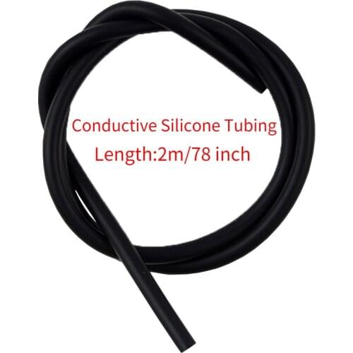 4mm OD 1.5mm ID 78inch Electrosex Conductive Silicone Rubber Tube TENS / ESTIM / E-STIM Machine