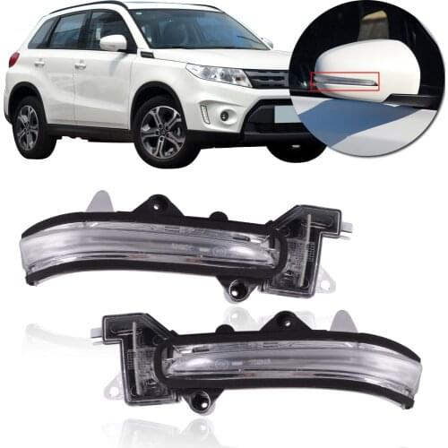 Kamshing For Suzuki Vitara 2016 For S-Cross 2014 2015 LED Turn Light Indicator Lamp Side Mirror Light Turn Signal Light
