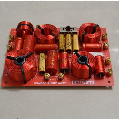 US-485C 230W Original HIFI Fever Speakers Four Dividers High Pitch Alto Bass Subwoofer Four Dividers