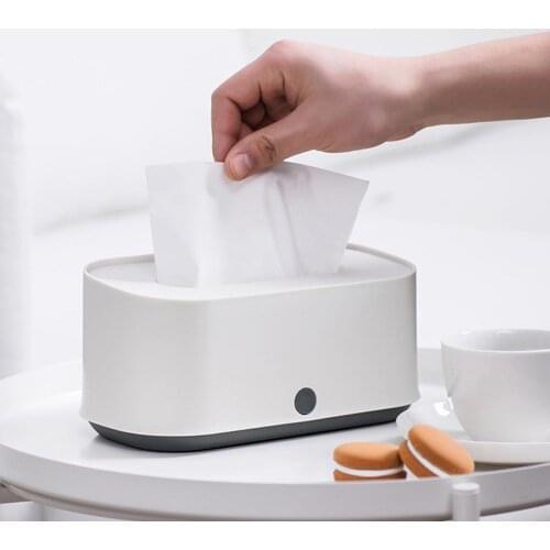 Tissue Holder Multifunctional Plastic Tissue Box Paper Towel Tissue Case Holder Ornament for Living Room Bathroom Bedroom Office