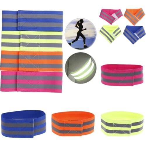 Night Reflective Safety Belt Night Run Armband For Outdoor Sports Night Running Cycling Jogging Arm Strap Luminous Arm Band